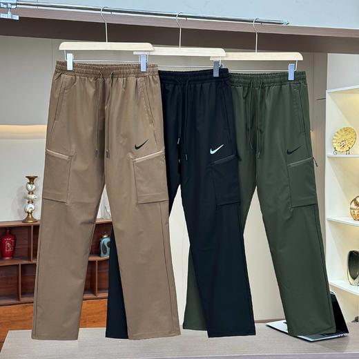 春夏季弯刀长裤 钩子耐克NIKE男款男士春夏季弯刀版型轻薄拼接口袋裤工装裤休闲裤 商品图1