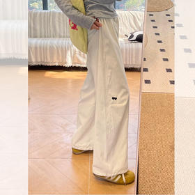 <曾小咸推荐> 4.11新品上新 刺绣爱心工装速干裤 日常价109！！活动价79！【预售款，预计3-15天发货】