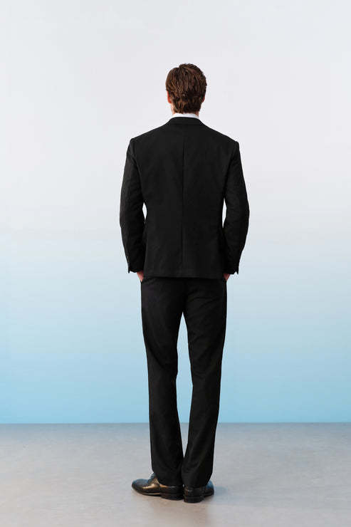 G2000男装SS26商场新款【BLACK】【绵羊毛混纺】合身剪裁西装外套61415401 商品图2