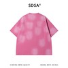 SDSA男装2026新款高贵轻奢时尚重磅磨白领口拼接短袖T恤百搭时尚 商品缩略图4
