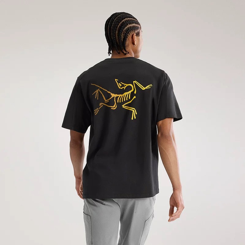 袅家Kragg Cotton黑金渐变纯棉T恤短袖