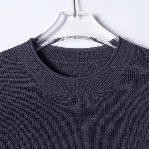 SDSA男装2026新款轻奢老钱风简约纯色针织圆领短袖T恤百搭休闲 商品图1