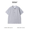 SDSA男装2026新款高贵轻奢设计感简约半拉链立领短袖T恤百搭休闲 商品缩略图0