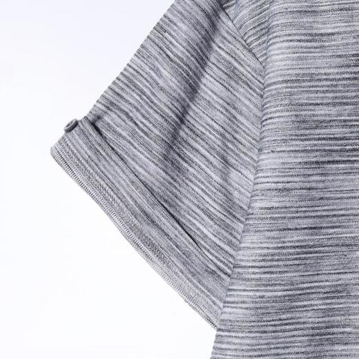 SDSA男装2026新款高贵轻奢简约扎染下摆拼接圆领短袖T恤百搭宽松 商品图2