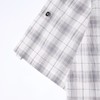 SDSA男装2026新款高贵轻奢日系少年感撞色格纹格子短袖衬衫百搭 商品缩略图3