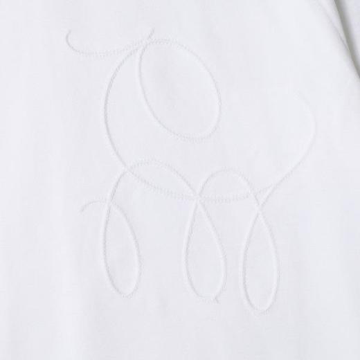 SDSA男装2026新款高贵轻奢韩系宽松极简线条刺绣圆领短袖T恤百搭 商品图4