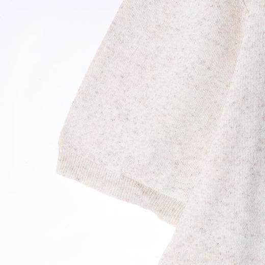 SDSA男装2026新款轻奢基础款老钱风针织半纽扣圆领短袖T恤百搭 商品图2