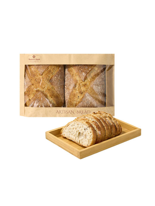 MM 山姆 Member's Mark 亚麻籽藜麦酸种面包 1*2'S 商品图0