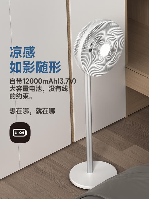 海路世法式弥香氛围扇香薰夜灯柔风家用落地扇 商品图6
