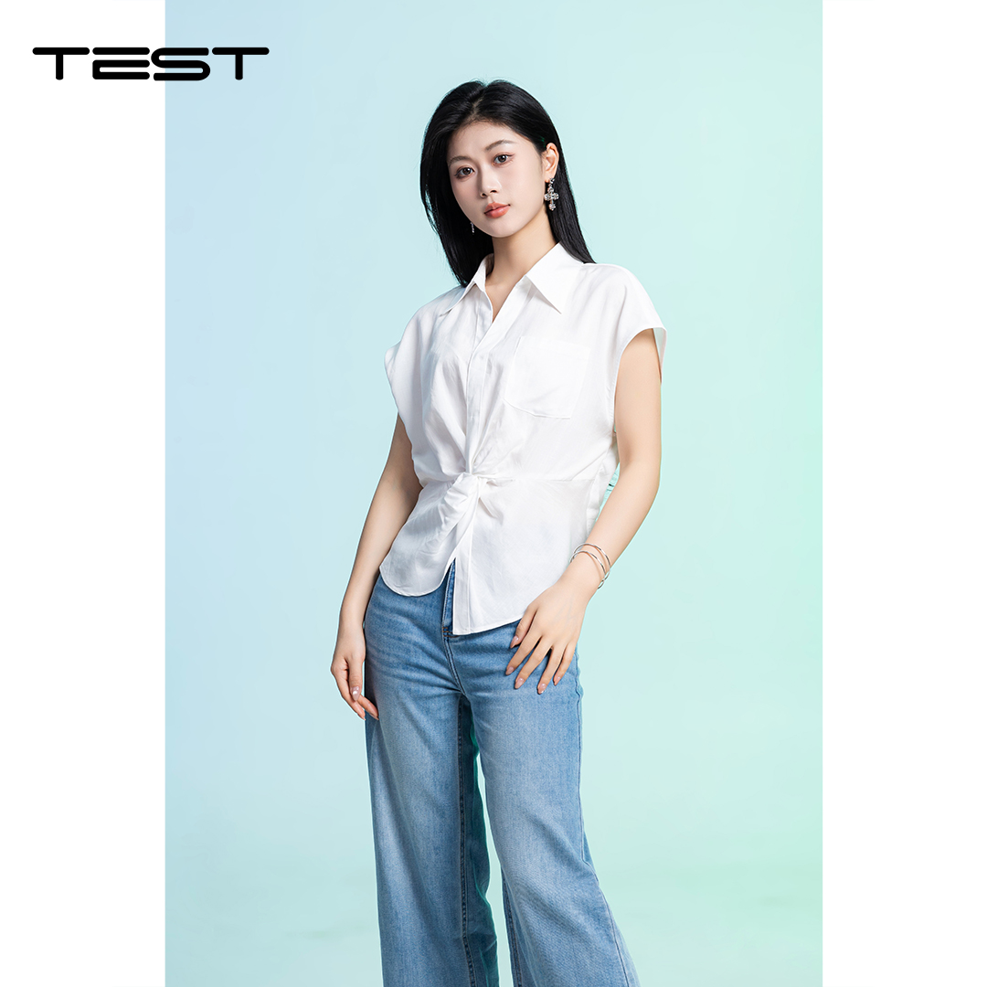 夏上新韩系温柔气质宽松显瘦遮肚子通勤衬衣1262062