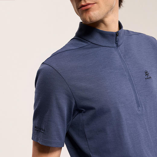 KAILAS凯乐石 XM2男款羊毛半开短袖T恤 KG2617172 商品图4