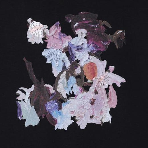 SDSA男装2026新款高贵宽松简约抽象艺术油画印花T恤百搭短袖上衣 商品图4