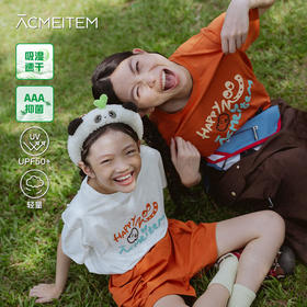 【出游季特惠-春夏新品]ACMEITEM爱棵米-户外儿童速干印花圆领短袖T恤GAH2440645C/GAH3440681C