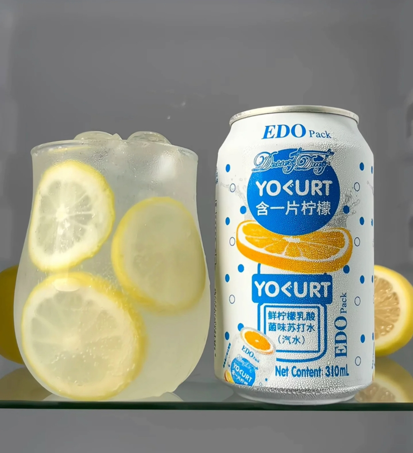 鲜柠檬乳酸菌味苏打水