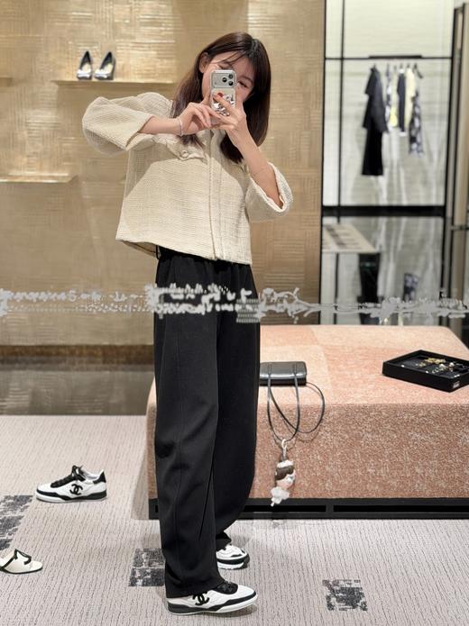 香奈儿 26S菱格棒球鞋熊猫德训鞋 商品图3