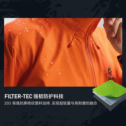 KAILAS凯乐石 博格达PRO冲锋衣男女同款 KG2611108/KG2531110 商品图2