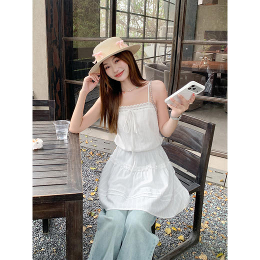 <曾小咸推荐>4.15现货秒杀 ！微信超特价！韩系无袖吊带连衣裙 日常209.99 立减110 秒杀99.99！！ 商品图3