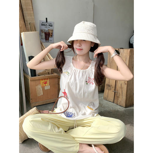 <曾小咸推荐>4.15现货秒杀 ！微信超特价！韩系抽绳多巴胺直筒休闲裤 日常169.99 立减100 秒杀69.99！！ 商品图2