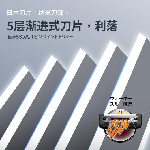 日本Tosaryu关川作电动剃须刀便携可水洗三头剃须刀刮胡剃须刀手动剃须刀 商品图4