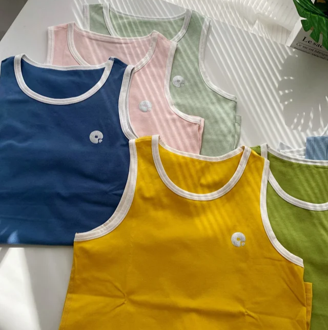 单拍不发 39.9元到手2件！【儿童A类莱卡棉背心】断色断码清仓❗❗ 青春多巴胺配色，客供面料   0415