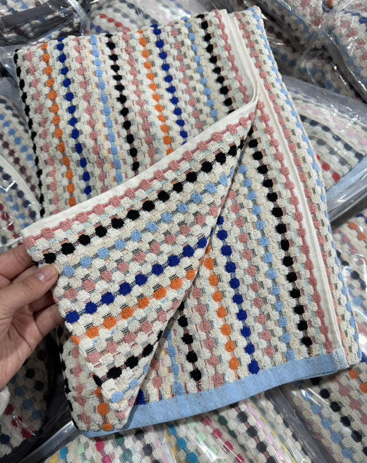 出口外贸彩色超大纯棉浴巾 商品图7