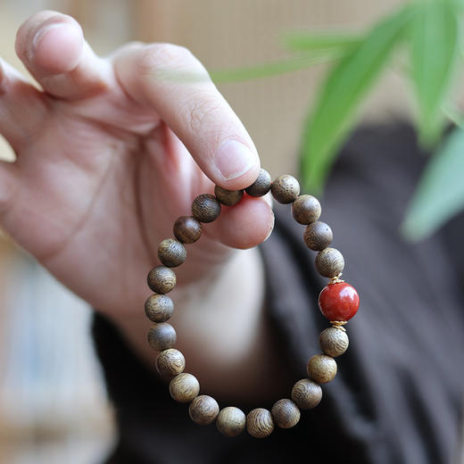 热卖！安神静气！寻山隐 海南奇楠沉香手串/无事牌 多款可选 商品图9