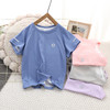 【特价买1送1】【夏日清凉出游，单向导湿速干】夏季儿童户外反光条上衣网眼速干T桖天然艾草驱蚊清凉短袖 商品缩略图7