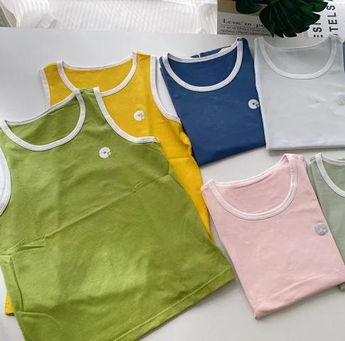 单拍不发 39.9元到手2件！【儿童A类莱卡棉背心】断色断码清仓❗❗ 青春多巴胺配色，客供面料   0415 商品图2