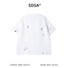 SDSA男装2026新款高贵轻奢潮牌撞色泼墨印花圆领短袖T恤百搭宽松 商品缩略图4