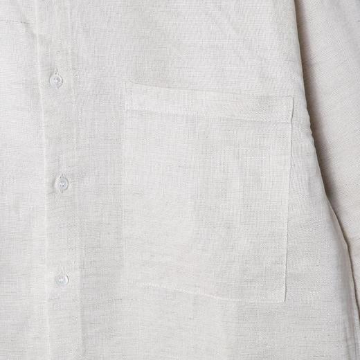 SDSA男装2026新款高贵轻奢日系少年感纯色立领长袖衬衫百搭时尚 商品图4