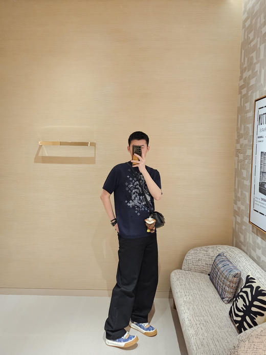 驴家 26ss刺绣字母标识提花针织T恤 商品图5