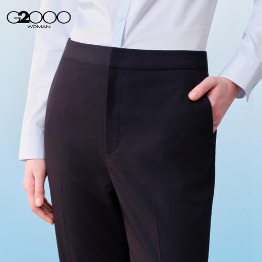 G2000女装26年新款【凉感/防紫外线/直筒裤】商务通勤西裤61252033 商品图2