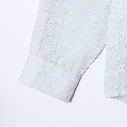 SDSA男装2026新款高贵轻奢日系少年感纯色立领长袖衬衫百搭时尚 商品图2