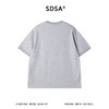SDSA男装2026新款高贵轻奢简约条纹撞色领口短袖T恤百搭休闲上衣 商品缩略图4