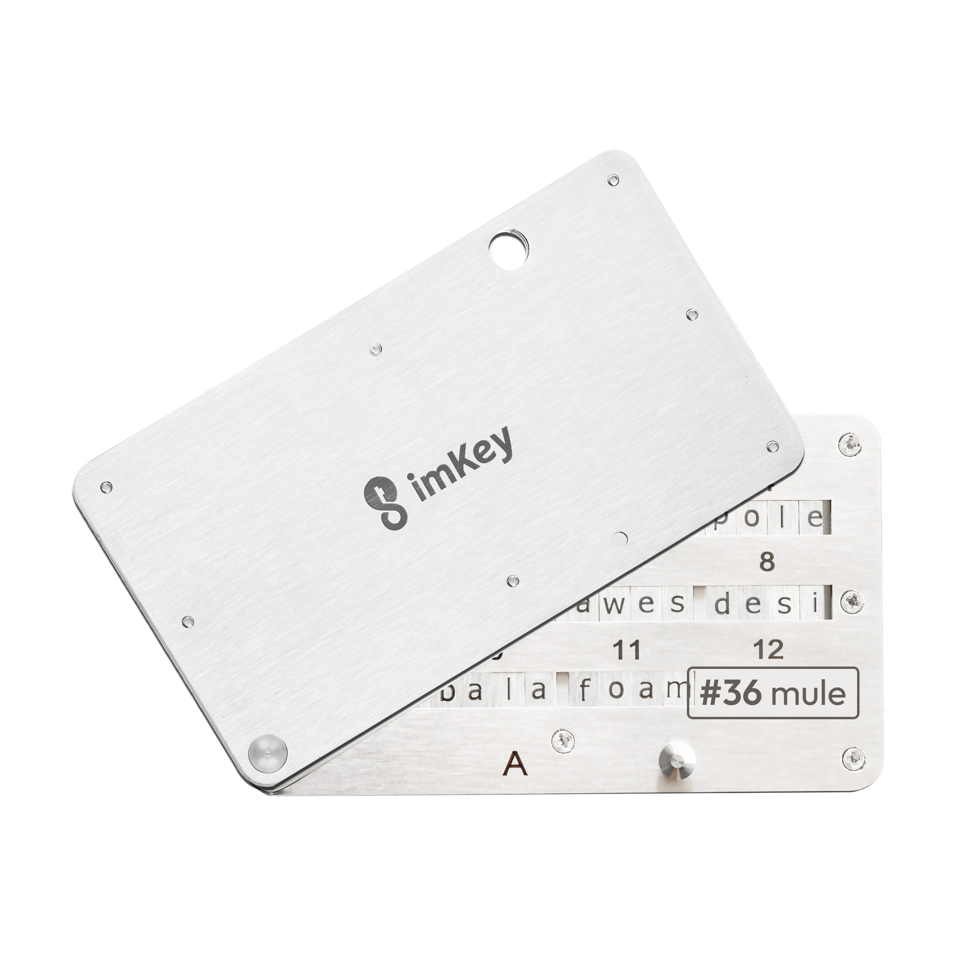 【钱包必备】imKey助记词钢板密盒S1，比纸张更可靠