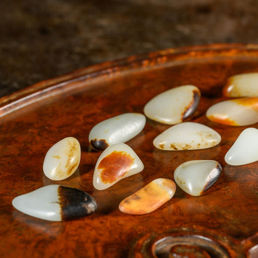 和田玉籽料原石一组（12枚） 商品图2