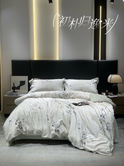 【多妈团购 水家专柜千元级100支新疆长绒贡缎四件套】柔软温润 吸湿能力强，和专柜一模一样的品质，摸上去像绸缎一样丝滑，贴肤凉丝丝的，夏天盖超舒服-圆圆家纺 商品图11