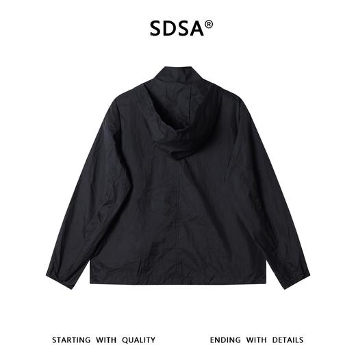 SDSA男装2026新款高贵轻奢简约纯色松紧拉链立领夹克外套百搭时尚 商品图4