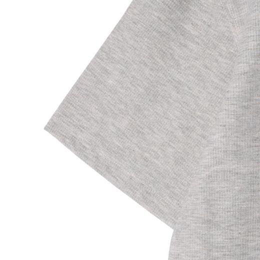 SDSA男装2026新款轻奢华夫格撞色边亨利领短袖T恤宽松肌理感上衣 商品图2