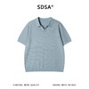 SDSA男装2026新款网眼透气V领翻领短袖针织Polo衫宽松休闲上衣 商品缩略图0