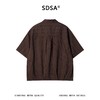 SDSA男装2026新款高贵轻奢老钱风复古竖纹短袖衬衫百搭简约上衣 商品缩略图1