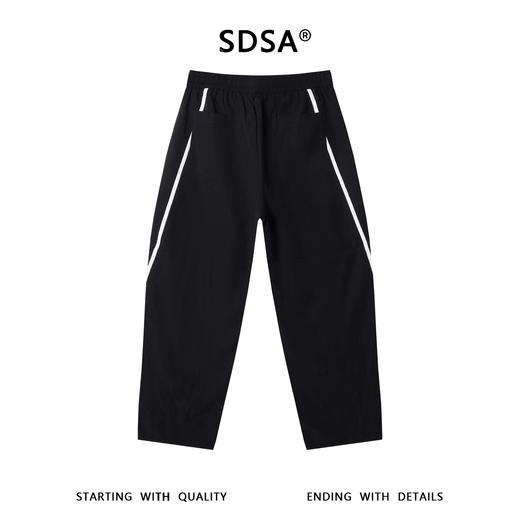 SDSA男装2026新款高贵轻奢潮牌街头撞色织带抽绳休闲裤百搭时尚 商品图4