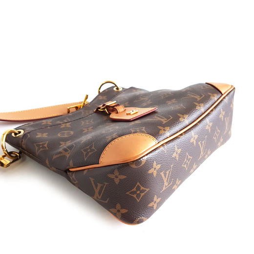 【95新】LV路易威登Odeon系列M45354老花Odeon牛角包单肩斜挎包女士050426AK01 商品图5