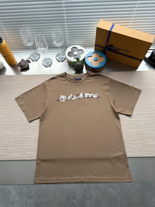 驴家 26SS刺绣字母标识T恤 商品图2