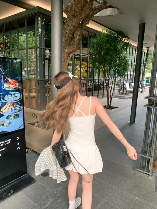 <曾小咸推荐>4.14现货秒杀 ！微信超特价！韩系露肩条纹罩衫 日常169.99 立减90 秒杀79.99！！蝴蝶结双肩带吊带裙 日常149.99 立减90 秒杀59.99！！ 商品图5