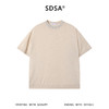 SDSA男装2026新款高贵轻奢日系简约纯色针织圆领短袖T恤百搭上衣 商品缩略图0