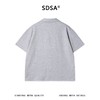 SDSA男装2026新款轻奢假两件V领翻领短袖Polo衫宽松通勤休闲上衣 商品缩略图4