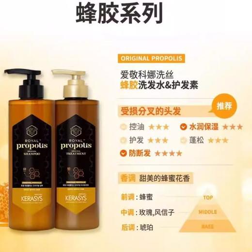 爱敬科娜洗丝 蜂胶经典柔韧蓬松护发素 500ml/瓶 商品图1