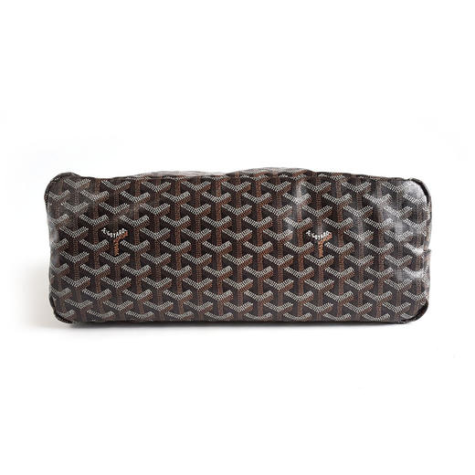 【95新】GOYARD戈雅棕色老花子母包HOBO单肩包腋下包女士070426TJ19 商品图6