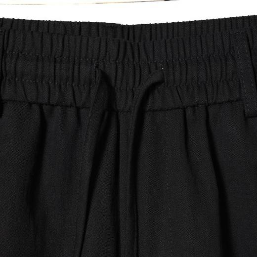 SDSA男装2026新款高贵轻奢韩系纯色抽绳阔腿休闲裤百搭通勤舒适 商品图1